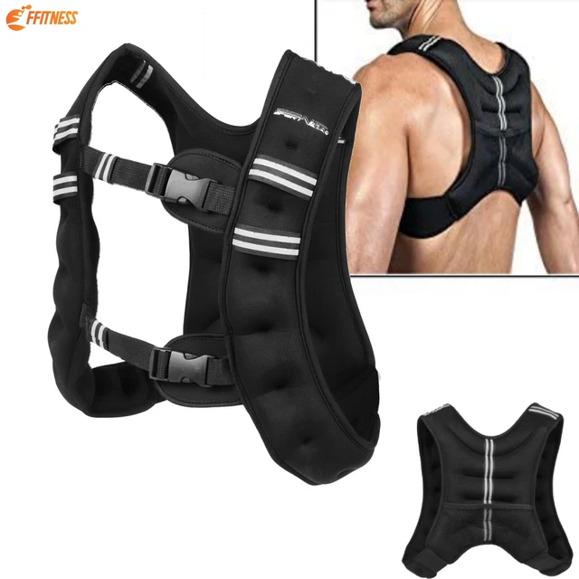 Gilet de poids réglable, 30KG maximum, pour boxe, course à pied