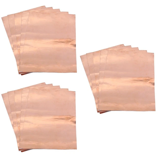 3x papel de soldadura de guitarra lámina de cobre papel lámina metálica papel