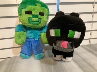 MOJANG JINX MINECRAFT Tuxedo Cat AND Steve Creeper Zombie Plush Lot $12.99 - PicClick