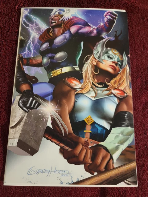 Generations: Thor #1 - (2017) Retailer Exclusive Greg Horn Virgin Variant - NM