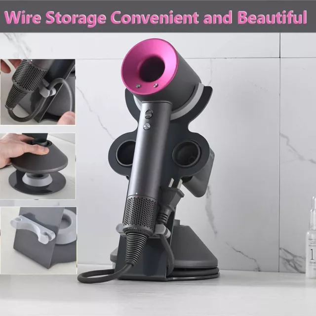 For Dyson Hair Dryer Holder Stand Compatible All Supersonic 5 Attachments