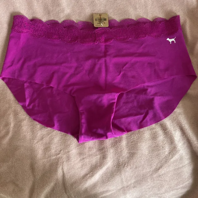 VICTORIA'S SECRET Pink Cotton Bikini Panty S M L SMALL MEDIUM LARGE Sexy VS  NWT