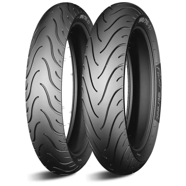 Satz Motorradreifen Michelin Pilot Street 2.75 - 18 42 P 90 90 - 18 57 P