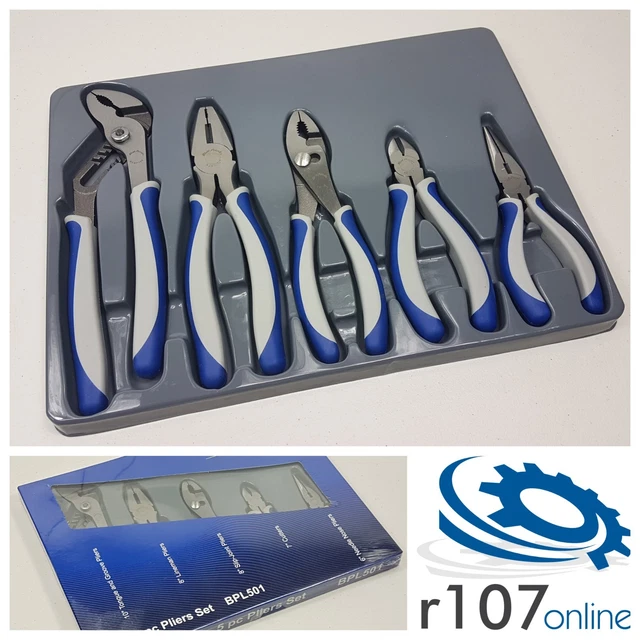 BLUE POINT 5PC Pliers Set As sold by Snap On. £69.50 PicClick UK