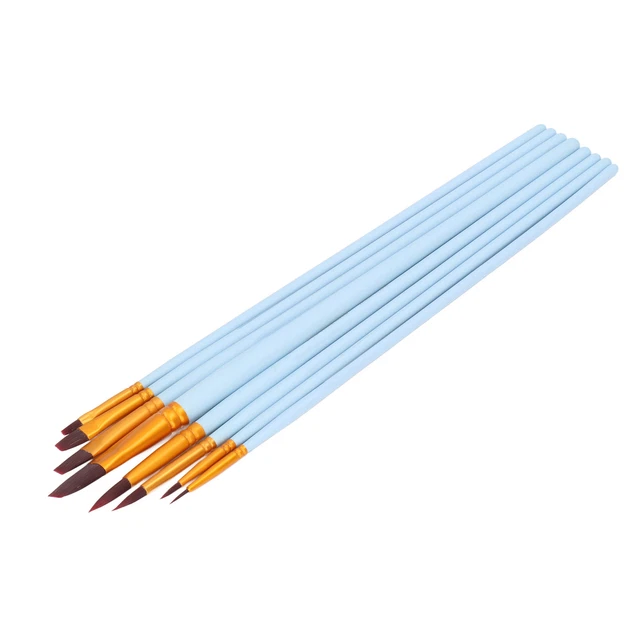 8 Pezzi Pennelli Per Pittura Acrilica Pennelli Per Pittura Varie Testine Setole