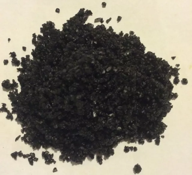 Black Lava Hawaiian Sea Salt Coarse/Fine Grain