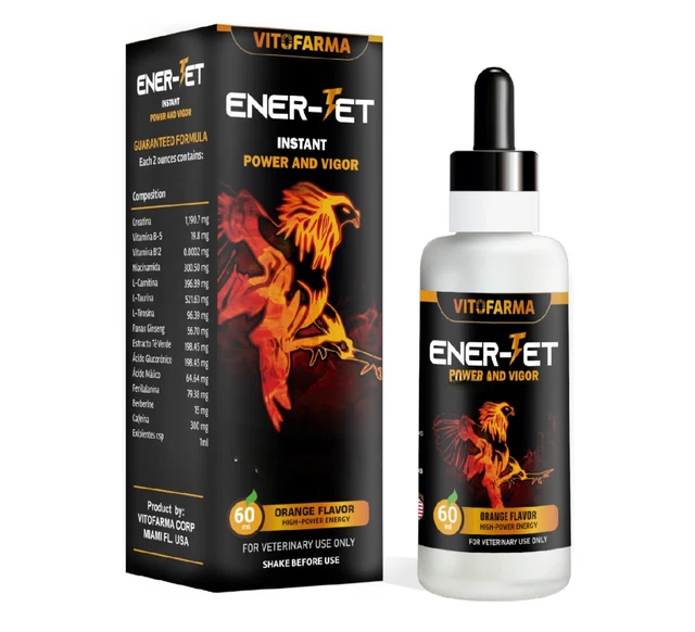 ENERJET ENERGY BOOSTER for Rooster Natural vitamins 60 ml Liquid