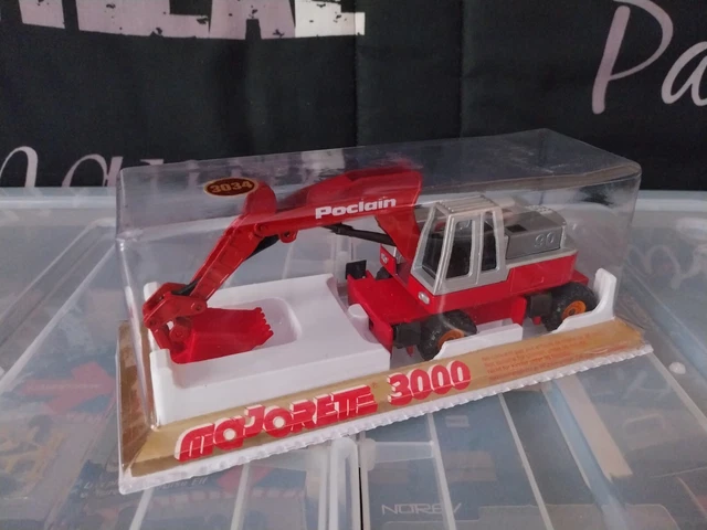 Miniature Poclain Grue Ty 45 échelle 1:43 - Bourbon Plastique - Occasion