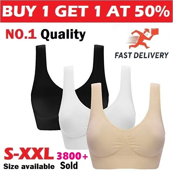 Comfy Wireless Lift Bra with Front Cross Buckle Lace - Sport Bra