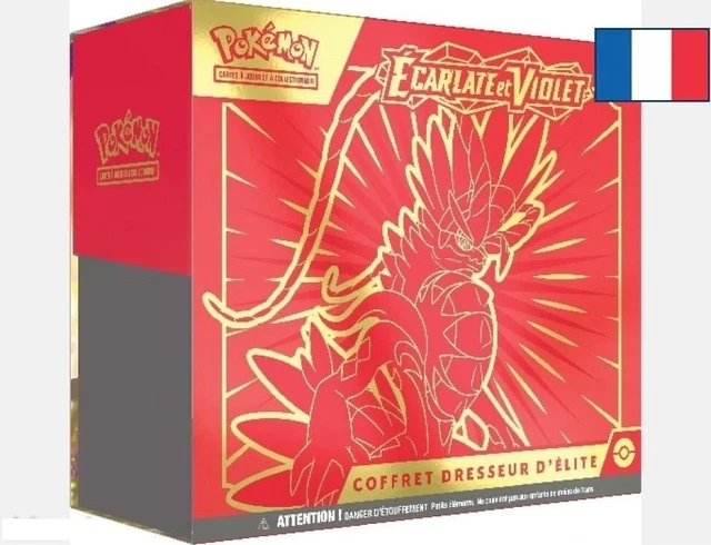DISPONIBLE Pokemon Coffret ETB EV01 Écarlate et Violet Pokémon Koraidon Neuf FR