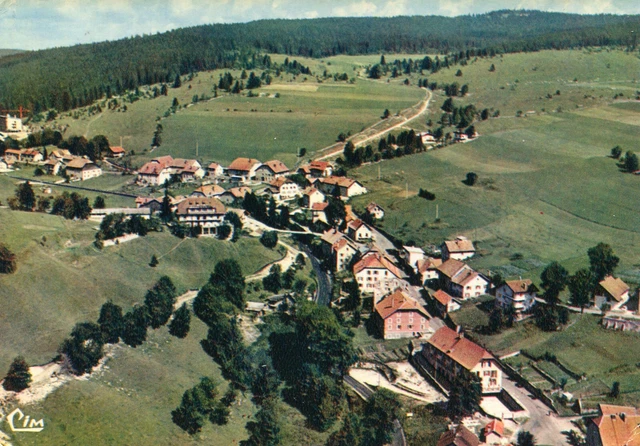Carte JOUGNE Vue générale aérienne