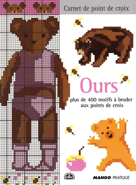 Guide DMC 100 Motifs Floraux Broderie Point de Croix Idées Créatives