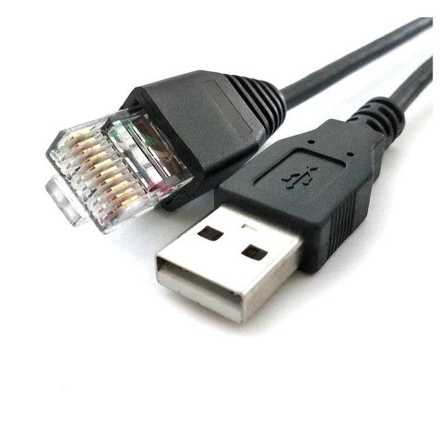 USB To RJ50 Console Cable AP9827 for APC   940-0127B 940-127C 940-0127E with Mo