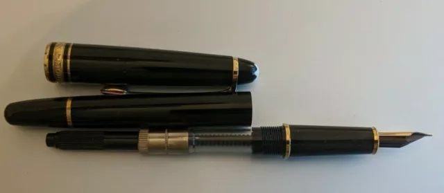 Montblanc Meisterstuck Fountain Pen, 14k Nib, 4810, 585, W. Germany, Late 1980s