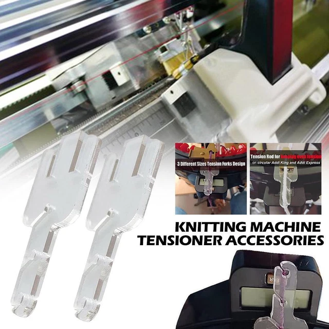 Accesorios tensores para máquina de tejer 2 piezas adaptadores tensores de hilo extraíbles