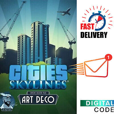 Cities: Skylines - Content Creator Pack: Art Deco - Addon - PC Steam Digital Key