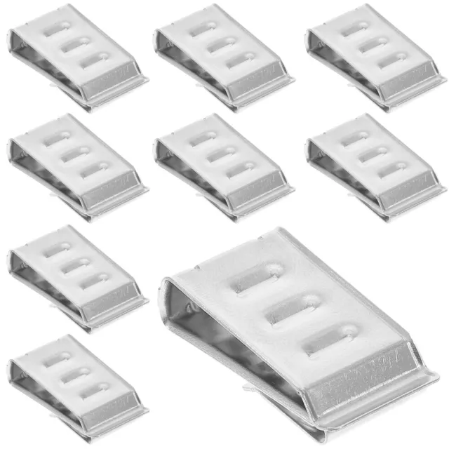 20 Pcs Acier Inoxydable Serre-câble Photovoltaïque Clips De Fil Panneau Solaire