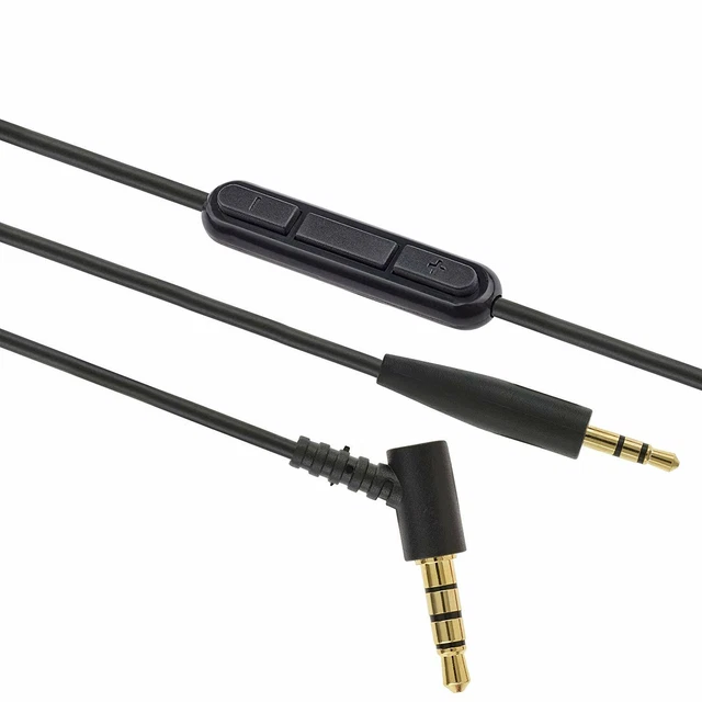 Bose OE2/OE2i/QC25 1.5m Replacement Audio Cable With Remote & Mic