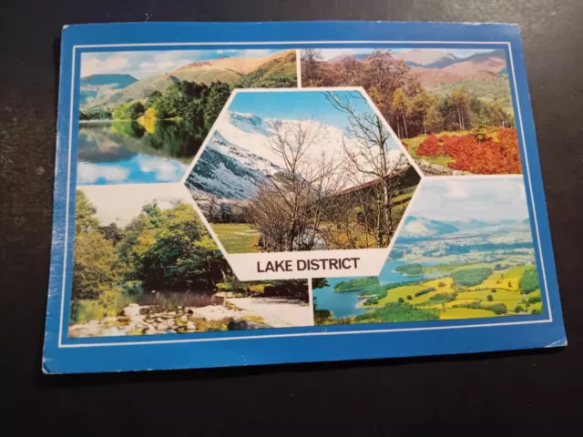 Vintage Postcard, The Lake District, Multiview, unposted