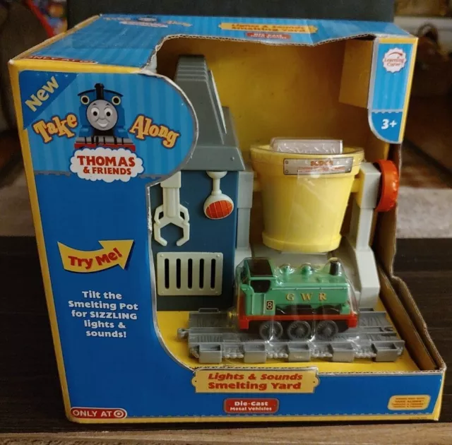 Thomas Take Along Lights & Sounds Smelting Yard (2006) Learning Curve Die-Cast