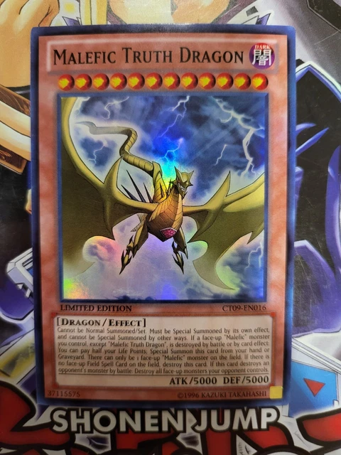 Malefic Truth Dragon | CT09-EN016 | Super Rare | Limited Ed | NM