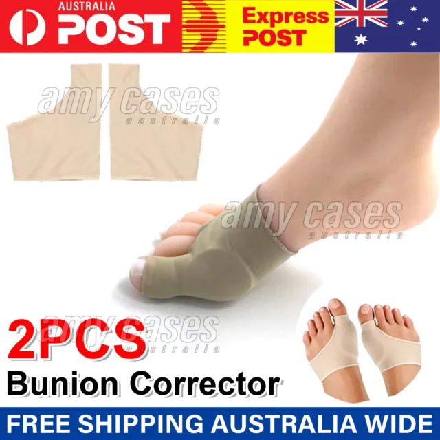 1 Pair Bunion Corrector Toe Splint Straightener Hallux Valgus Foot Separator MEL