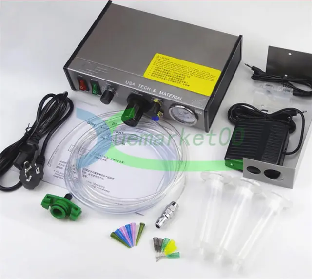 982 Pneumatic semi-automatic Glue Dispenser Solder Liquid Dispensing Controller
