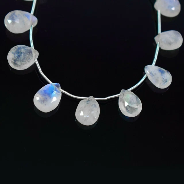Perles de pierres précieuses en forme de coeur de poire à facettes en...
