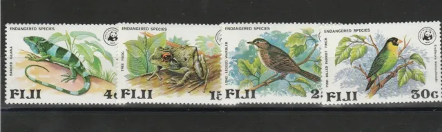 Fiji 1979 Fauna Wwf 4 Werte Neu MNH MF57107