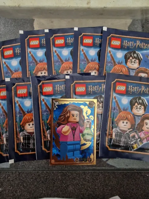 X10 Lego Harry Potter Wizarding World Sticker & Card Packs! +1 Limited Edition..
