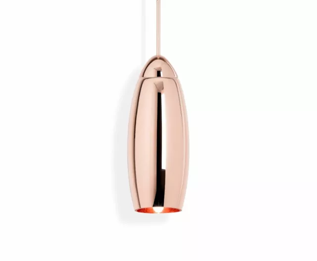 Tom Dixon Dimmable Copper Tall Ceiling Pendant Light - Copper $680, New!