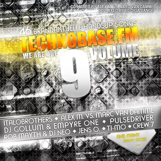 CD TechnoBase.FM We Are One Vol.9 von Various Artists 2CDs