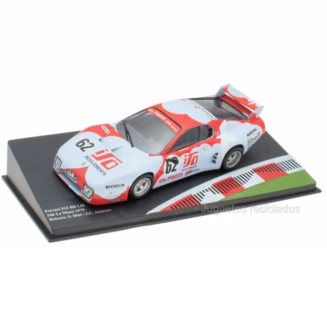 Cars & Trucks - Ferrari 512 BB LM Die-cast Model Car - 24th Le Mans1979 62 S Dini J C Andruet Scale 1 43