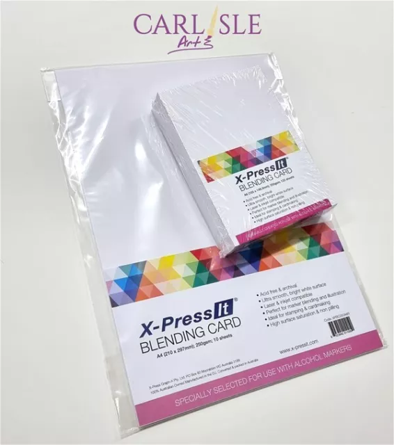 X-Press It Blending Card - A6/A5/A4/A3 250gsm Sheet Packs - Choose Your Pack 2