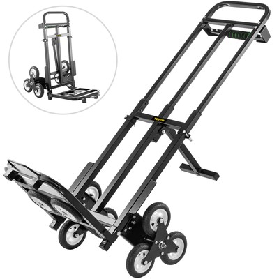 a XIARI Carrello Leggero Pieghevole a 6 Ruote con Seduta 