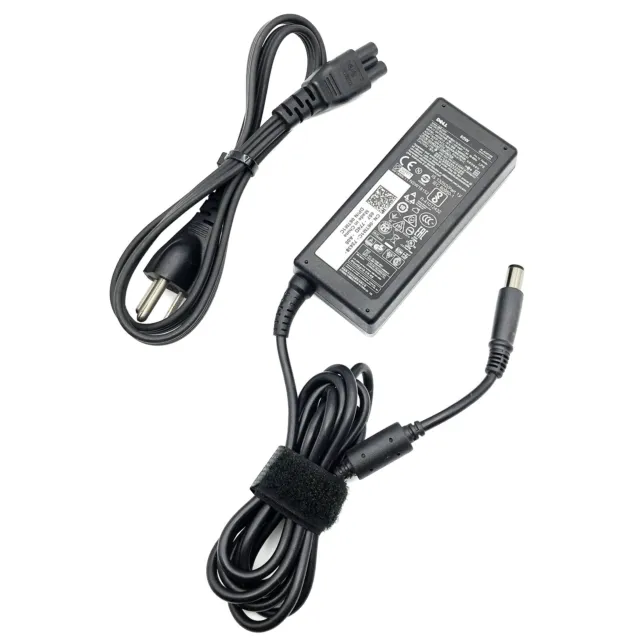 Genuine Dell 65W AC Adapter For Inspiron 11 13 14 15 17 Laptop Series w/PC OEM