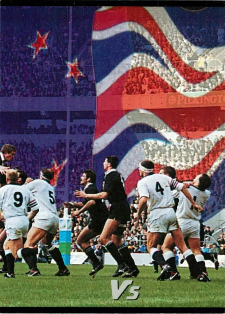 ✺New✺ 1995 NEW ZEALAND ALL BLACKS World Cup Card VS ENGLAND Card 2 of 3
