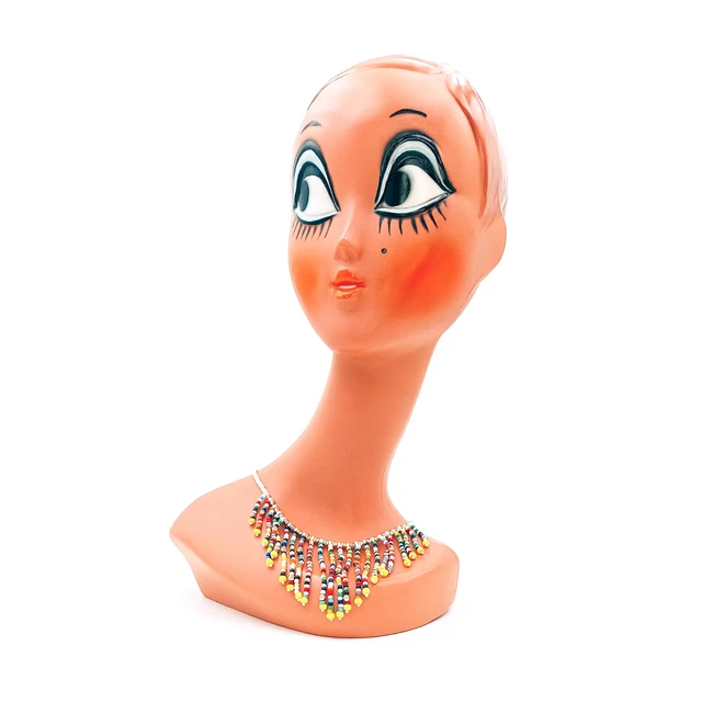 Collier Plastron Ras Du Cou Vintage Signé ELIOT - Cuivre Ou Laiton Avec Strass, Occasion