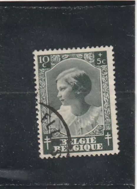 L6181 BELGIQUE timbre Y&T N° 458 de 1937 " Princesse Joséphine Charlo " Oblitéré
