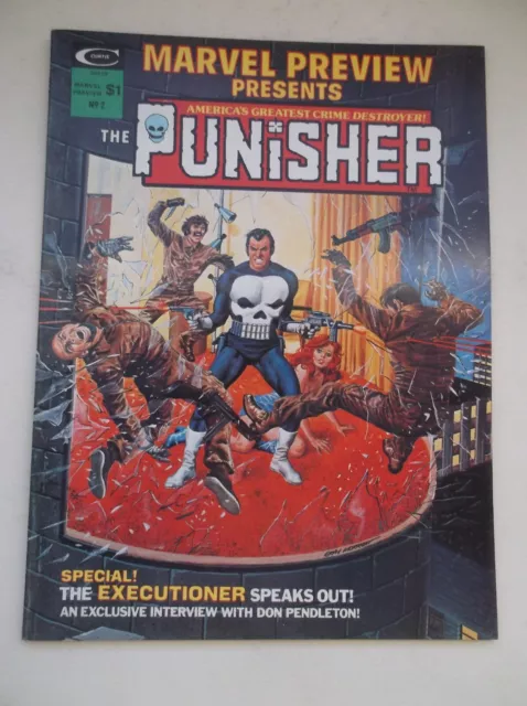 Marvel Preview Presents #2, Punisher Origins, Dominic Fortune, Key, 1975, Nm!!!