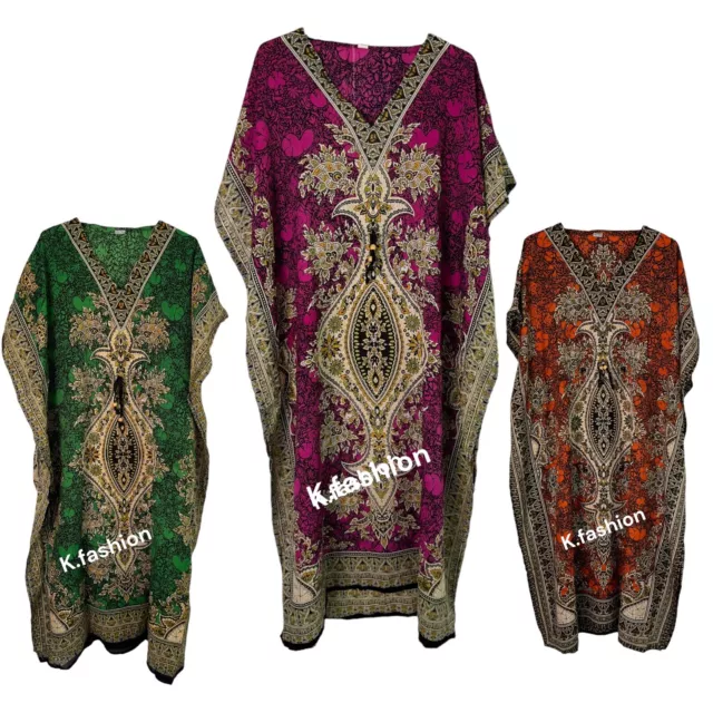 New Ladies  Dashiki Print African Style Kaftan summer Long  Brand Dress ONE SIZE