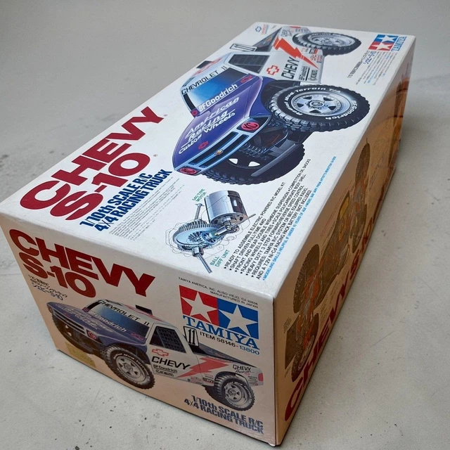 TAMIYA CHEVY S-10 1/10 4WD RC Racing Truck 58146 TA-02 Vintage Unbuilt ...