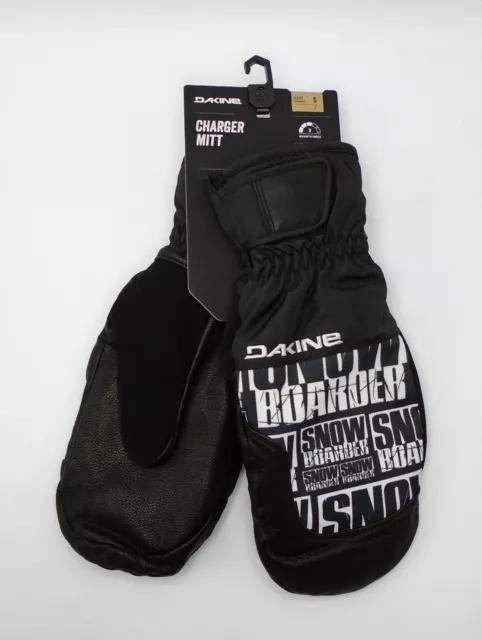 Dakine Charger Mitt Mens Small Snowboard & Ski Black/White