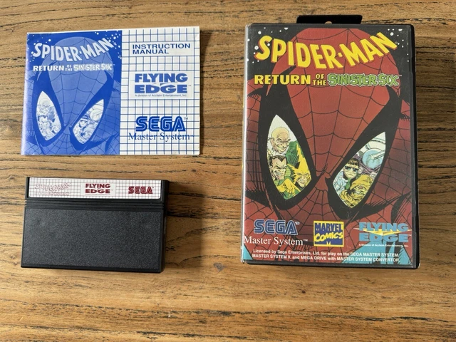 Spider-Man: Return Of The Sinister Six - Sega Master System - Comme Neuf