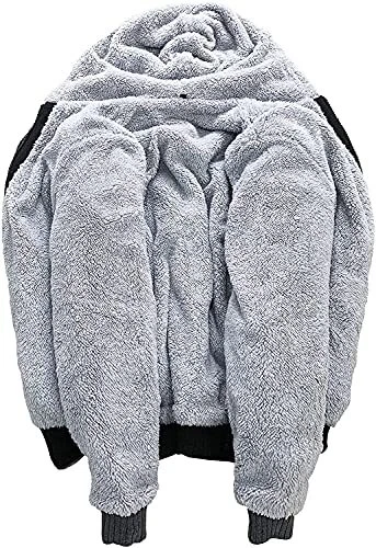 IGEEKWELL Hoodies for Men Zip Up Heavyweight Sweatshirt - Full Zip Sherpa Lined