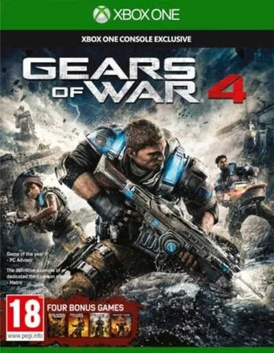 Gears of War 4 (Xbox One) PEGI 18+ Shoot 'Em Up Expertly Refurbished Product