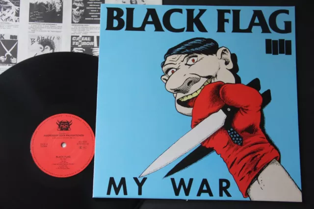 Black Flag – My War LP VINYL 1st PRESS ROCK PUNK HARDCORE 1984 AG 0031 OIS