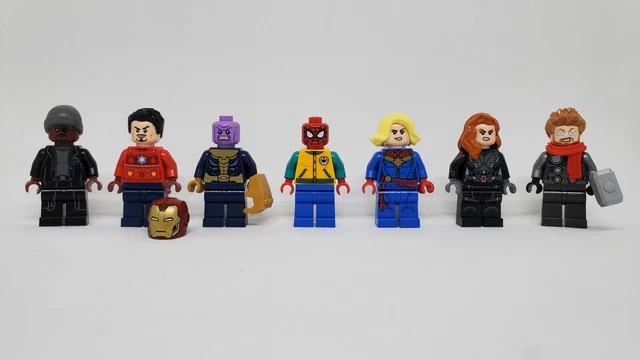 Lot De 7 Minifigures Lego Avengers