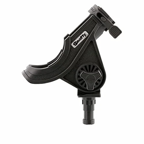 Scotty #279-BK Baitcaster/Spinning Rod Holder without Mount Black