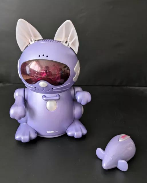 RARE VINTAGE SEGA Tiger Electronics Meow Chi Interactive Robotic Cat with Mouse 19.99 PicClick UK